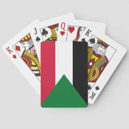 Vlag van Soedan Pokerkaarten