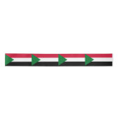 Vlag van Soedan Satijnen Lint (Voorkant)