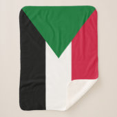 Vlag van Soedan Sherpa Deken (Voorkant)