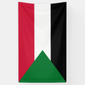 Vlag van Soedan Spandoek (Verticaal)