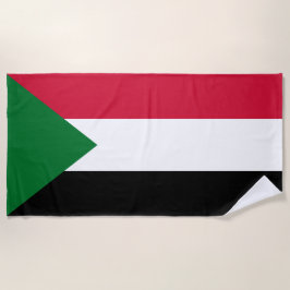 Vlag van Soedan Strandlaken
