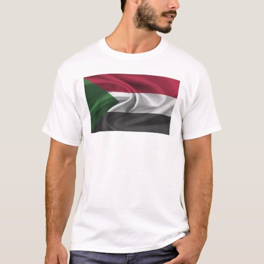 Vlag van Soedan T-shirt (Voorkant)
