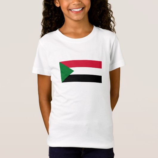 Vlag van Soedan T-shirt (Voorkant)