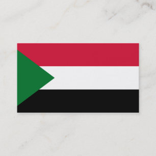 Vlag van Soedanese Visitekaartjes