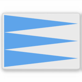 Vlag van Sogn og Fjordane, Noorwegen Sticker