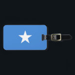 Vlag van Somalië Bagagelabel met lederen riem<br><div class="desc">Vlag van Somalië Bagagelabel met lederen riem</div>