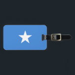 Vlag van Somalië Bagagelabel met lederen riem<br><div class="desc">Vlag van Somalië Bagagelabel met lederen riem</div>