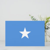 Vlag van Somalië Briefpapier (Staand voorkant)