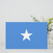 Vlag van Somalië Briefpapier (Staand voorkant)