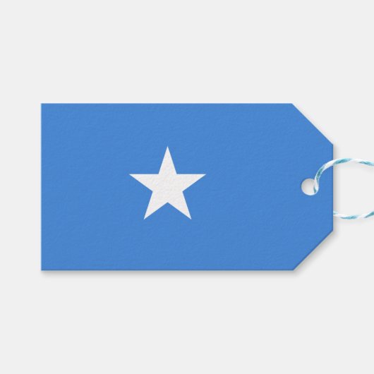 Vlag van Somalië Cadeaulabel (Voorkant (Horizontaal))