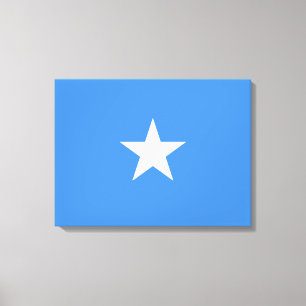 Vlag van Somalië Canvas Afdruk
