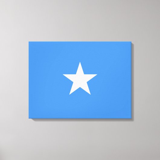 Vlag van Somalië Canvas Afdruk (Voorkant)