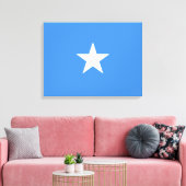 Vlag van Somalië Canvas Afdruk (Insitu (Woonkamer))