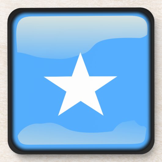 Vlag van Somalië Drankjes Onderzetter (Voorkant)