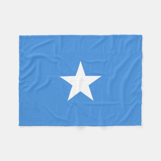 Vlag van Somalië Fleece Deken (Voorkant (Horizontaal))