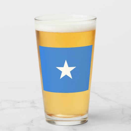 Vlag van Somalië Glas (Voorkant gevuld)