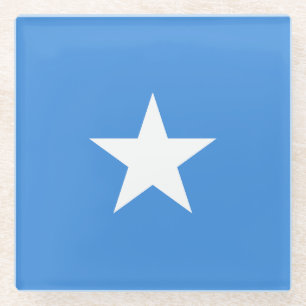 Vlag van Somalië Glazen Onderzetter
