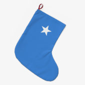 Vlag van Somalië Grote Kerstsok (Voorkant (Hangend))