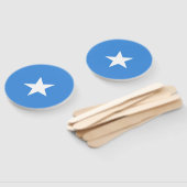Vlag van Somalië Handwaaier (Niet-gemonteerd)