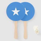 Vlag van Somalië Handwaaier (Voorkant en achterkant)