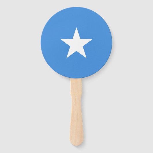 Vlag van Somalië Handwaaier (Voorkant)