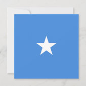 Vlag van Somalië Kaart (Voorkant)