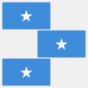 Vlag van Somalië Labels