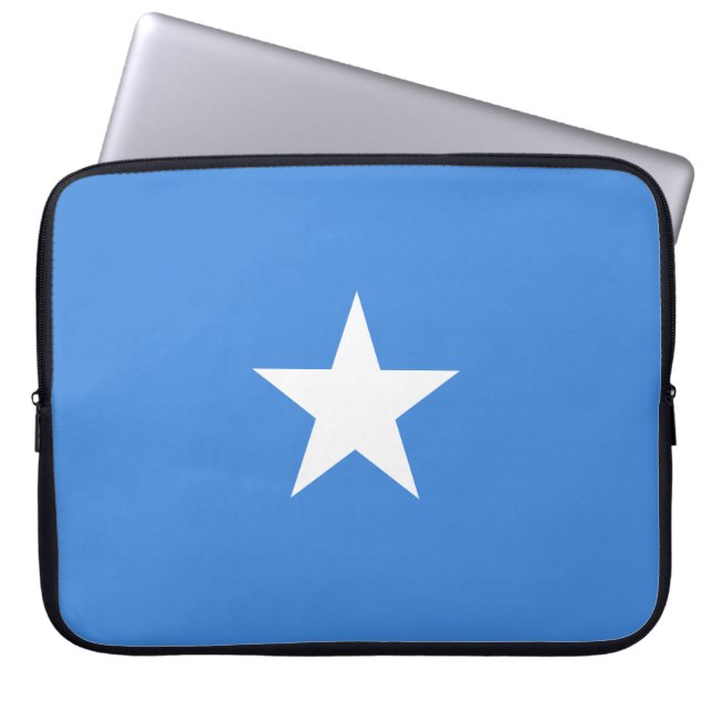 Vlag van Somalië Laptop Sleeve (Voorkant)