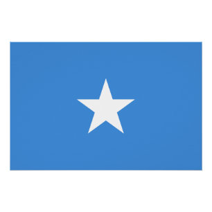 Vlag van Somalië Perfect Poster