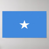 Vlag van Somalië Poster (Voorkant)