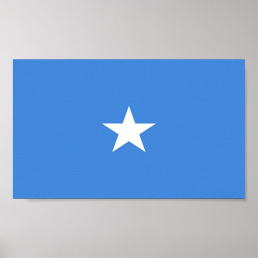 Vlag van Somalië Poster (Voorkant)
