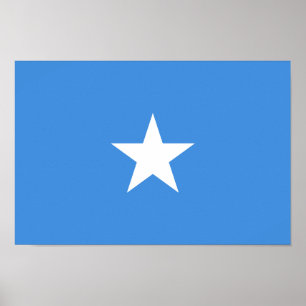 Vlag van Somalië Poster