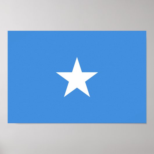 Vlag van Somalië Poster (Voorkant)