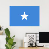 Vlag van Somalië Poster (Thuiskantoor)