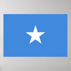 Vlag van Somalië Poster