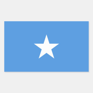Vlag van Somalië Rechthoekige Sticker