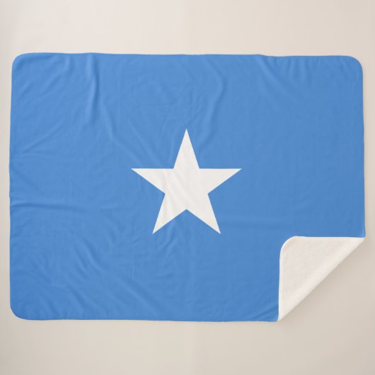 Vlag van Somalië Sherpa Deken (Voorkant (horizontaal))
