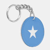 Vlag van Somalië Sleutelhanger (Voorkant Links)