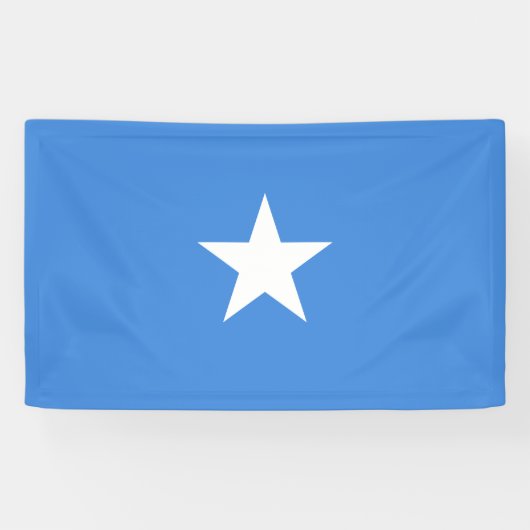Vlag van Somalië Spandoek (Horizontaal)