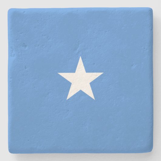 Vlag van Somalië Stenen Onderzetter (Voorkant)
