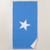 Vlag van Somalië Strandlaken (Voorkant)