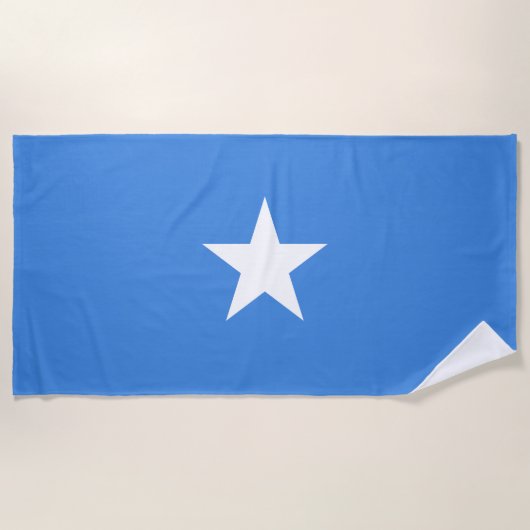 Vlag van Somalië Strandlaken (Voorkant)