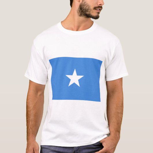Vlag van Somalië T-shirt (Voorkant)