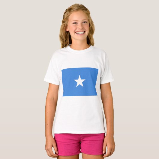 Vlag van Somalië T-shirt (Voorkant volledig)