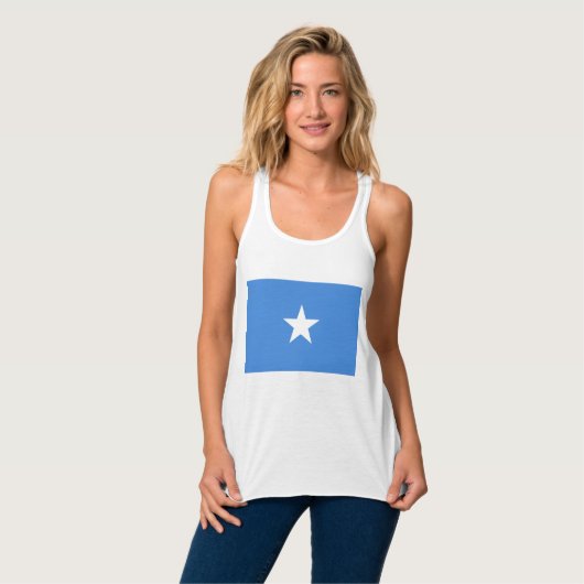 Vlag van Somalië Tanktop (Volledige Voorkant)
