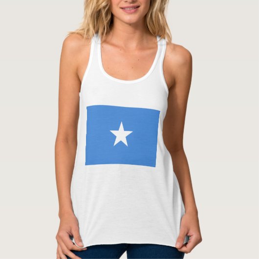 Vlag van Somalië Tanktop (Voorkant)