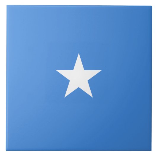 Vlag van Somalië Tegeltje (Voorkant)