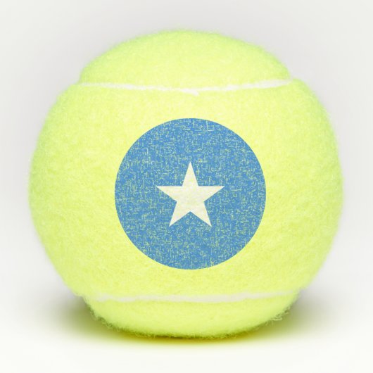 Vlag van Somalië Tennisballen (Voorkant)