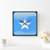Vlag van Somalië Vierkante Klok (Huis)
