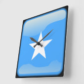 Vlag van Somalië Vierkante Klok (Hoek)